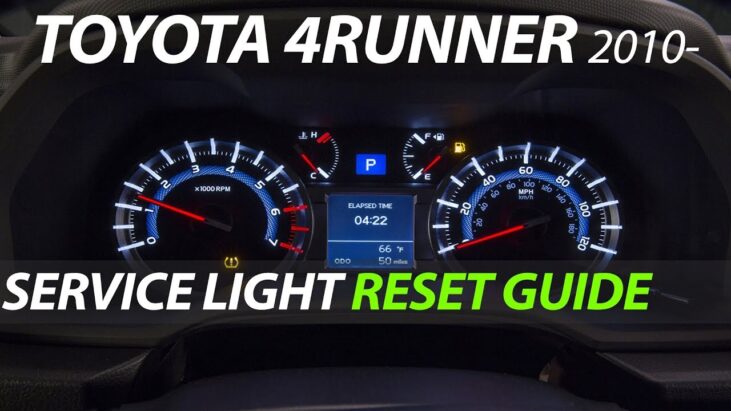 Toyota 4Runner: How to Reset Maintenance Light - TamAutoRumors.com